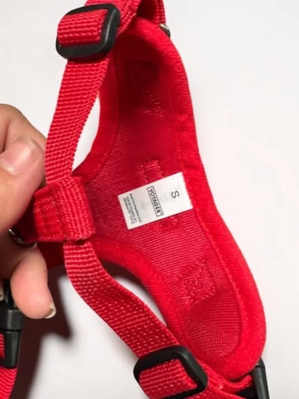 Voyager Adjustable Step In Mesh Dog Harness Red Small NWT